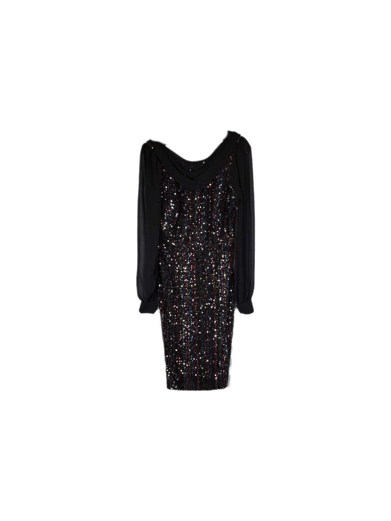Bbadgley Mischka Longsleeve Dress/sequins