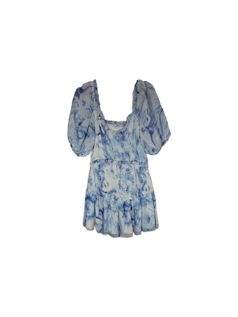 Saylor Short-sleeve Dress/marbled