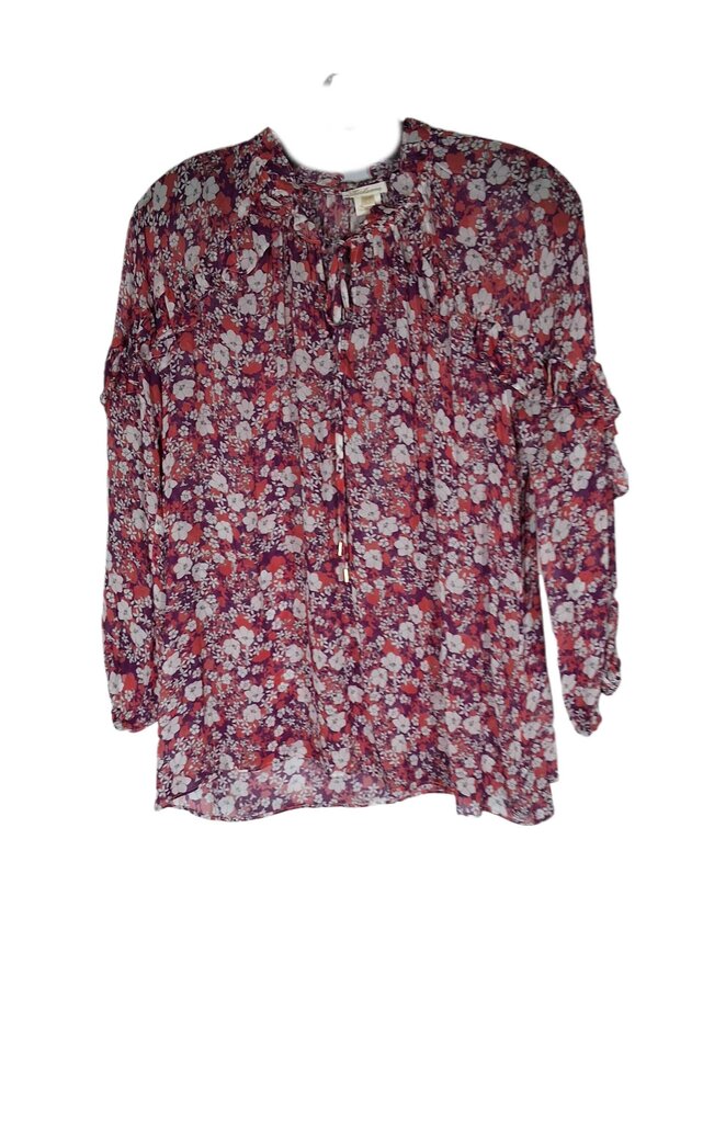 Shoshanna Longsleeve silk Top/floral