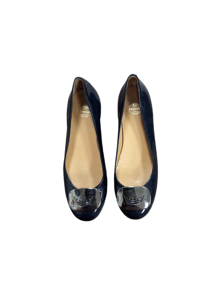 Churchs Patent Flat/bkle