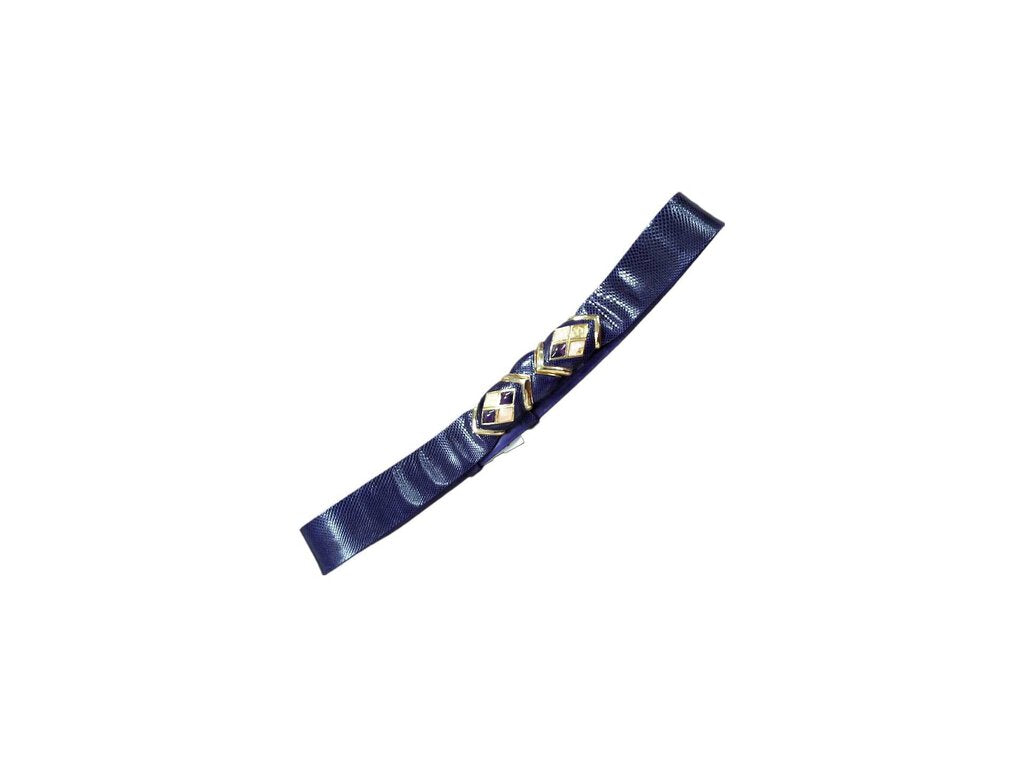 J Leiber Snakeskin Belt