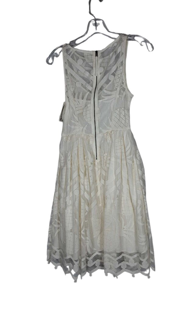 maeve/anthropologie tulle cocktail dress/pineapples