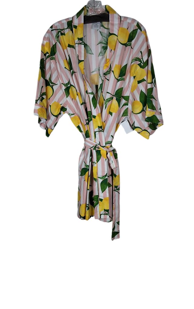 oak lane lemons stripe robe