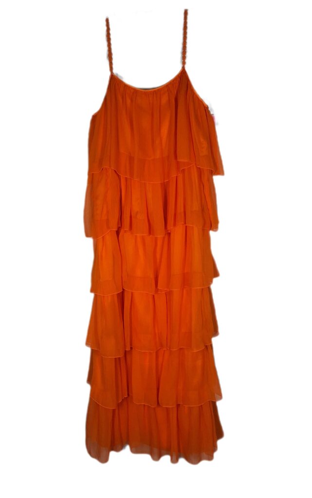 Payal Jain sleeveless sheer cocktail gown/tiers