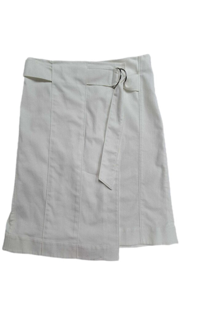 Tory Burch asymmetrical denim skirt w/1/2belt