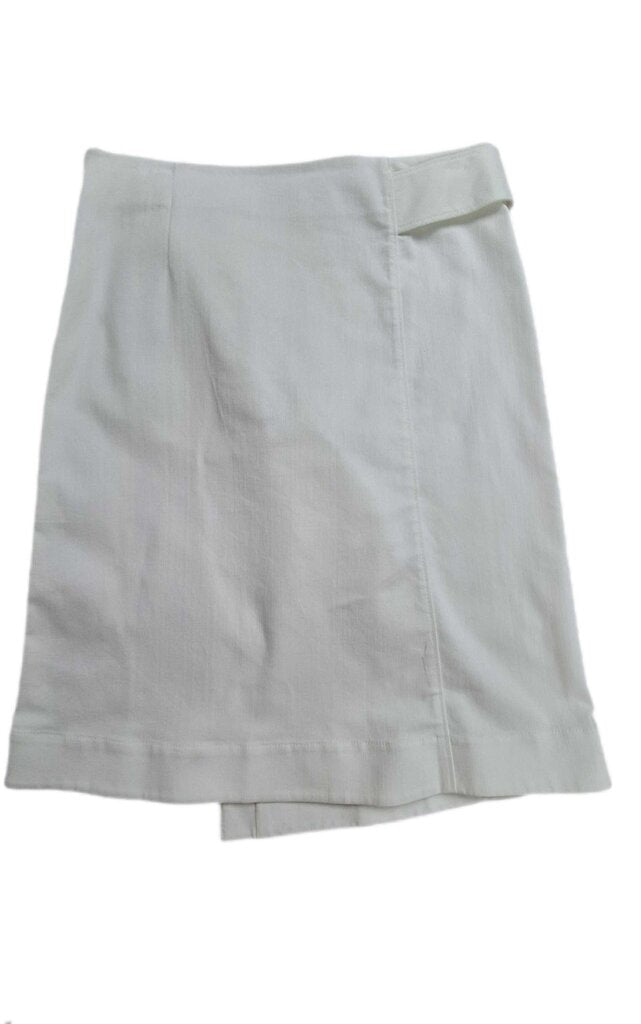 Tory Burch asymmetrical denim skirt w/1/2belt