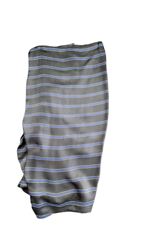 veronica beard stripe skirt/ruffle front