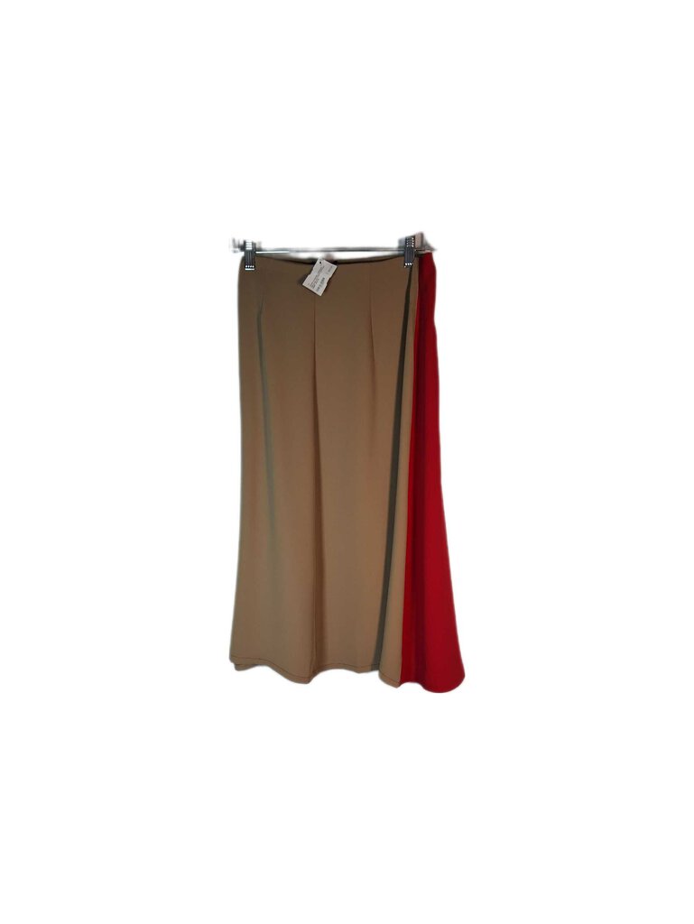 Armani Exchange colorblock midi wrap skirt
