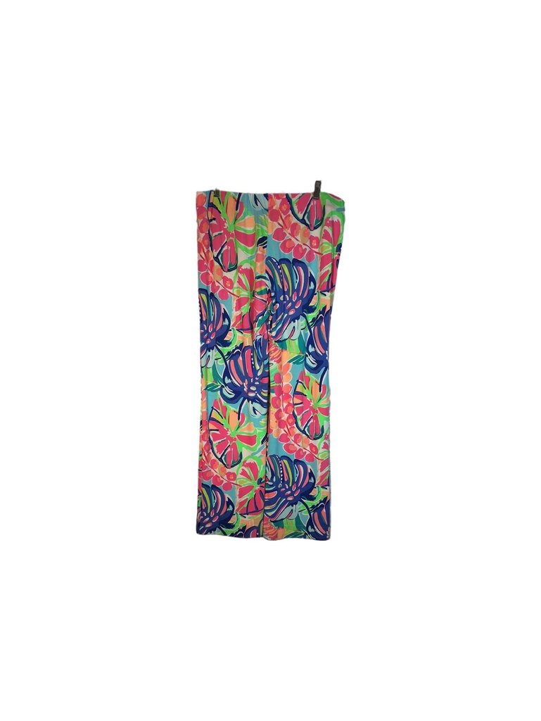 Lilly Luxletics wide-leg knit pant/abstrct