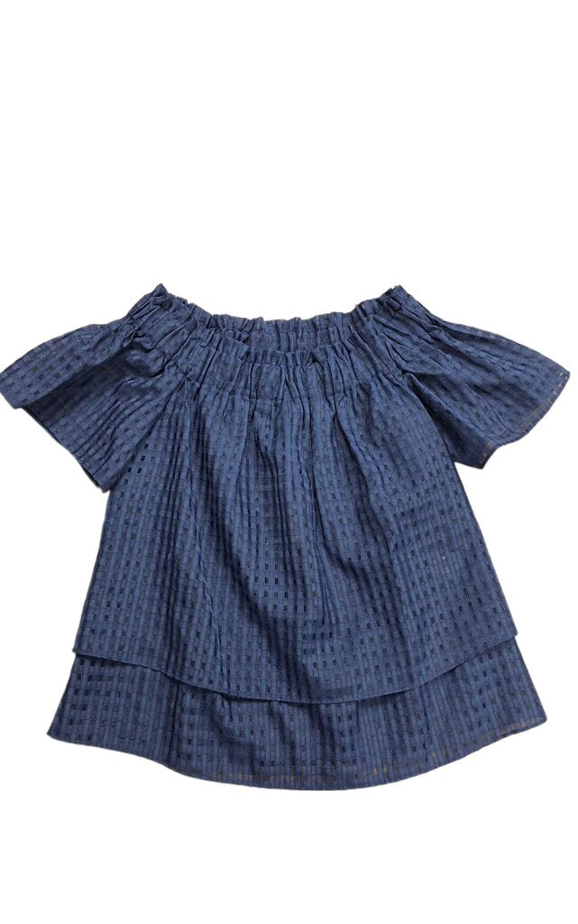 Crosby sheer top/lattice