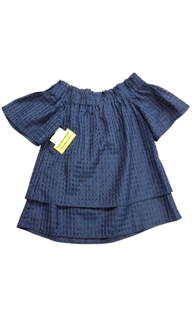 Crosby sheer top/lattice