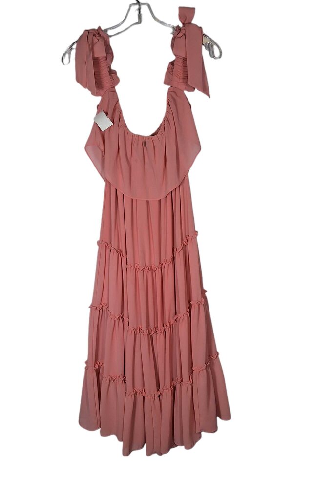 Misa Los Angeles tiered cocktail dress/layered collar