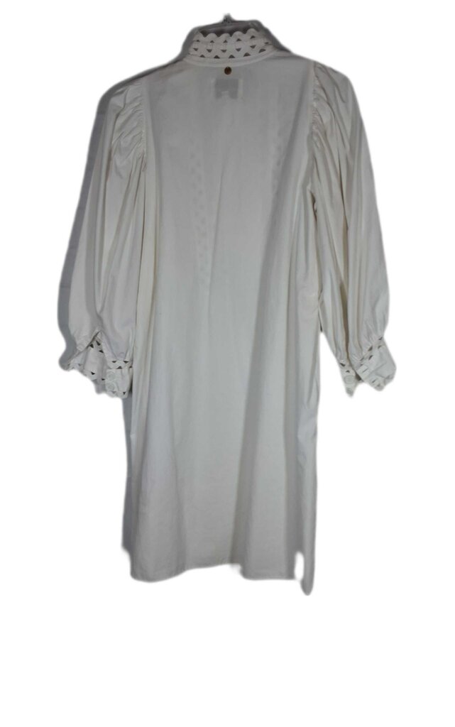 Antik batik puff long sleeve dress/ricrac front