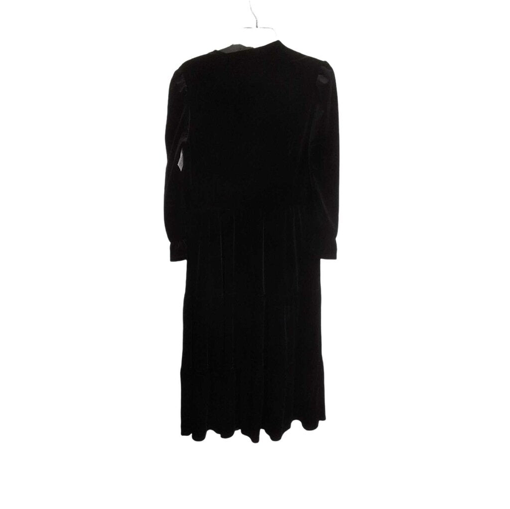 Jude Connally long sleeve tier maxi/velvet