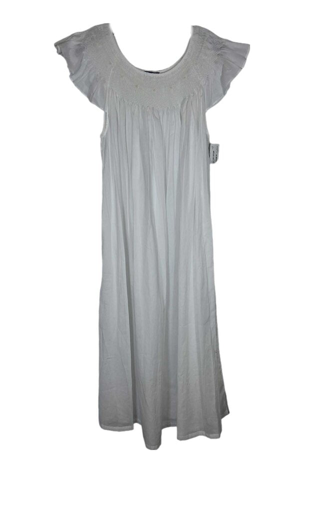p jamas flutter sleeve smock night gown