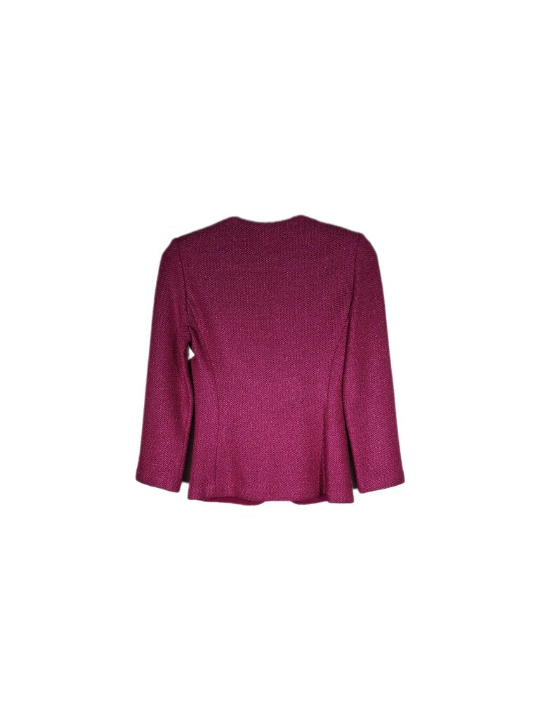 St JOhns knit shimmer jacket w/rhinstone buttons