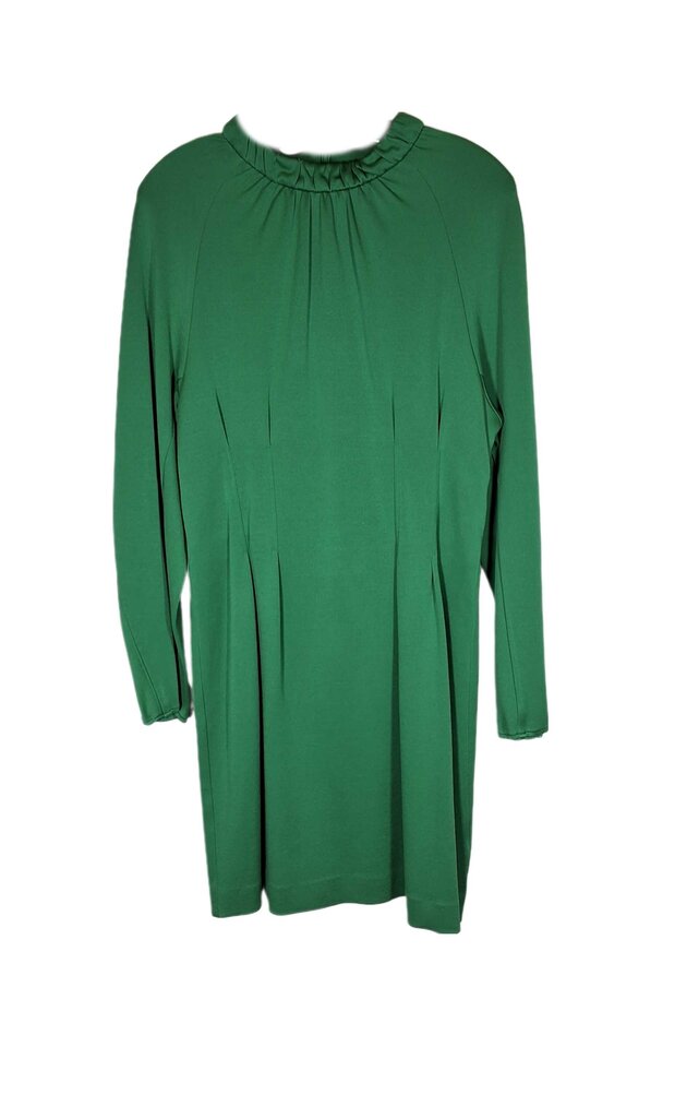 Tibi long sleeve knit dress/gather neck