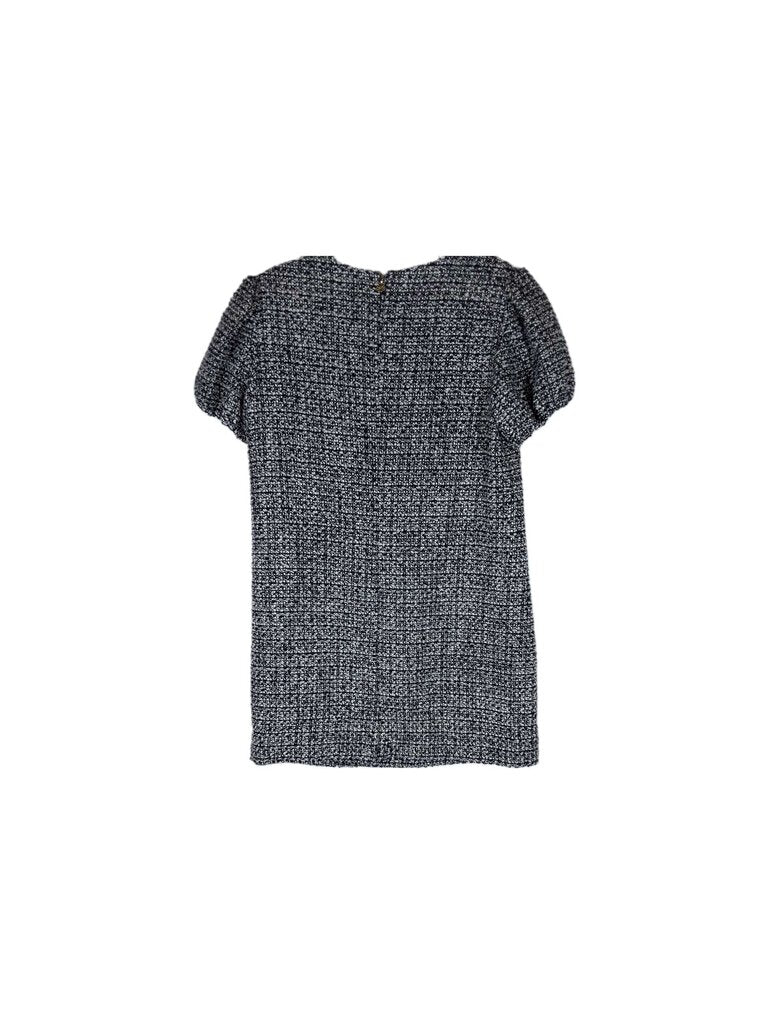 kate spade puffy short sleeve dress tweed
