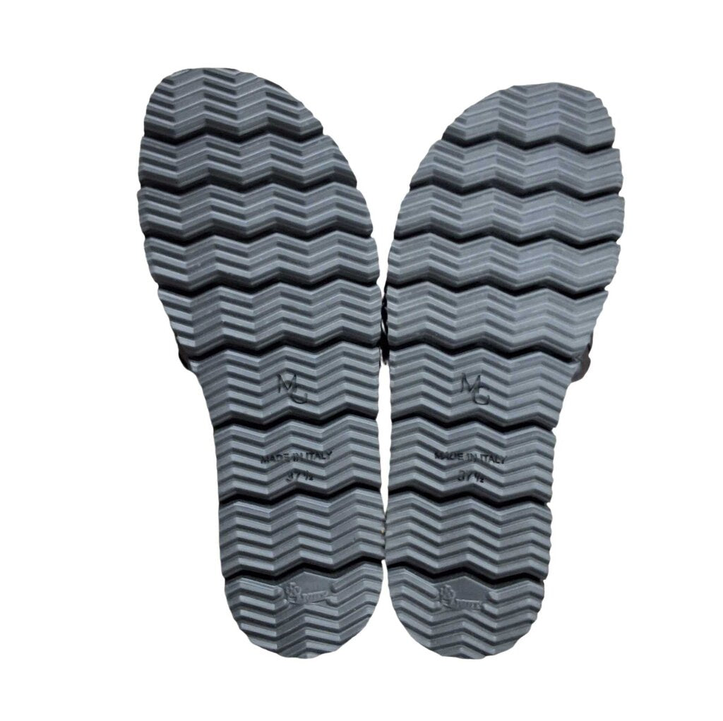 M. Gemi woven leather sandal/flat