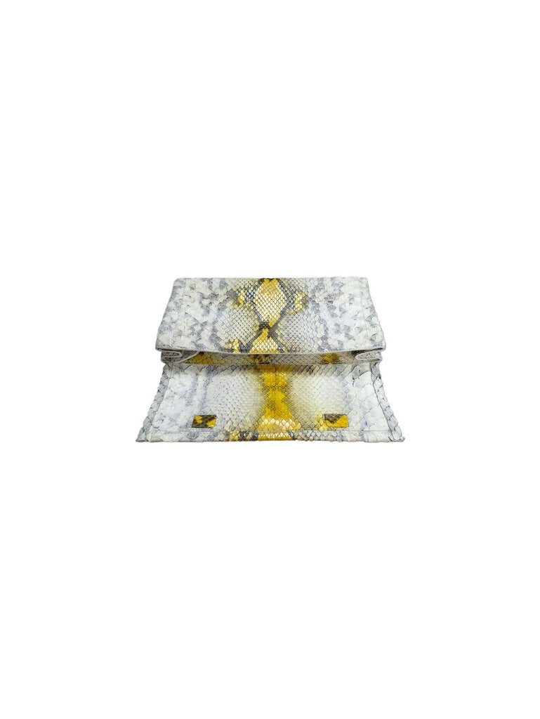 Nancy Gonzalez clutch/python