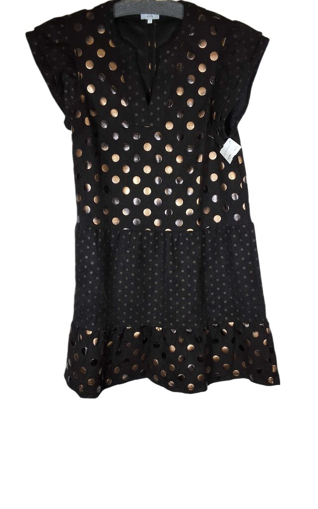 Voy flutter sleeve dress/dots