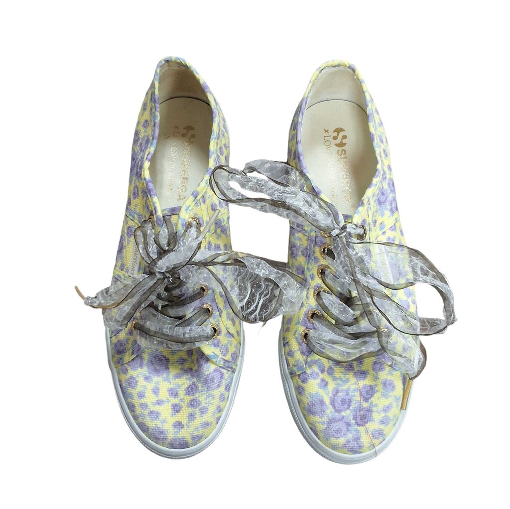 Love Shack Fancy print sneaker/platform