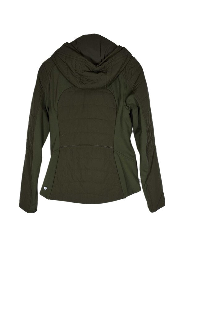 Lululemon quilted jacket w/detachable bib hood