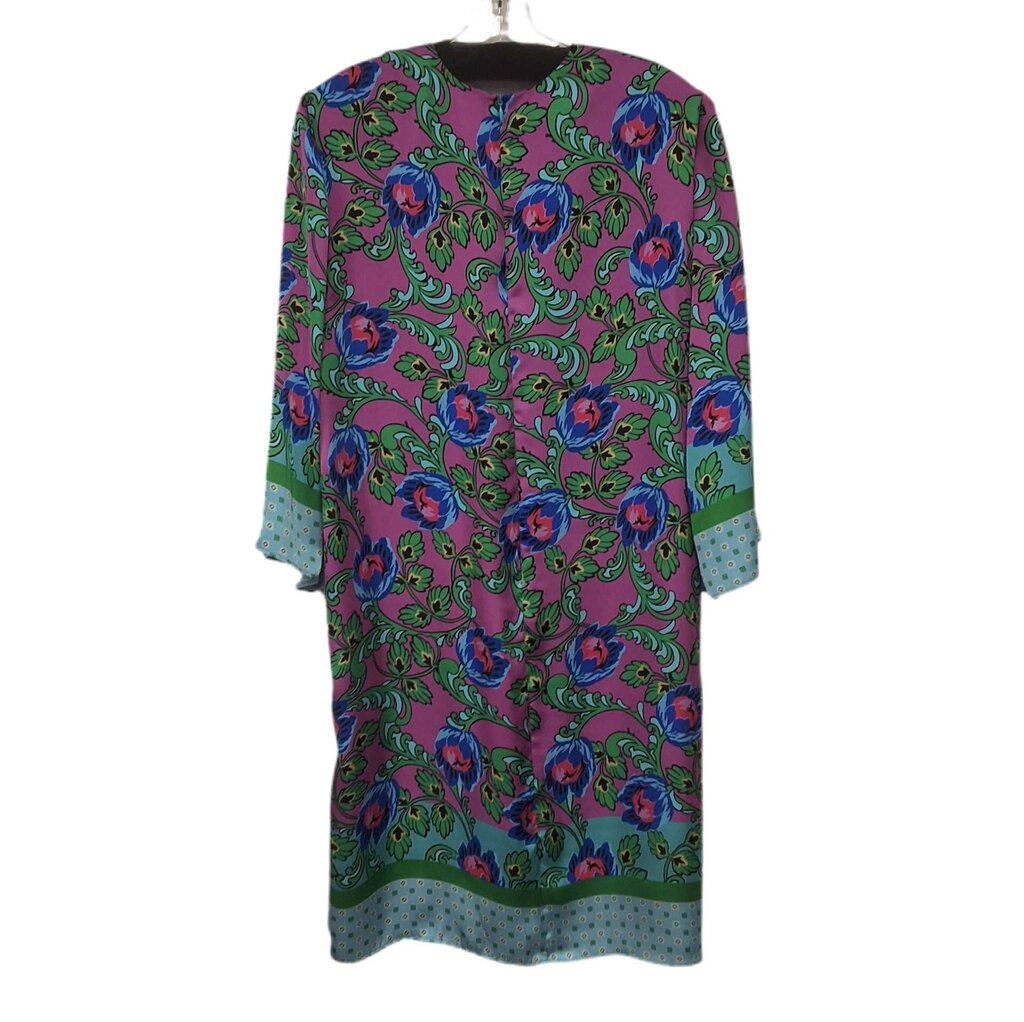Mirto long sleeve dress/big floral/satin