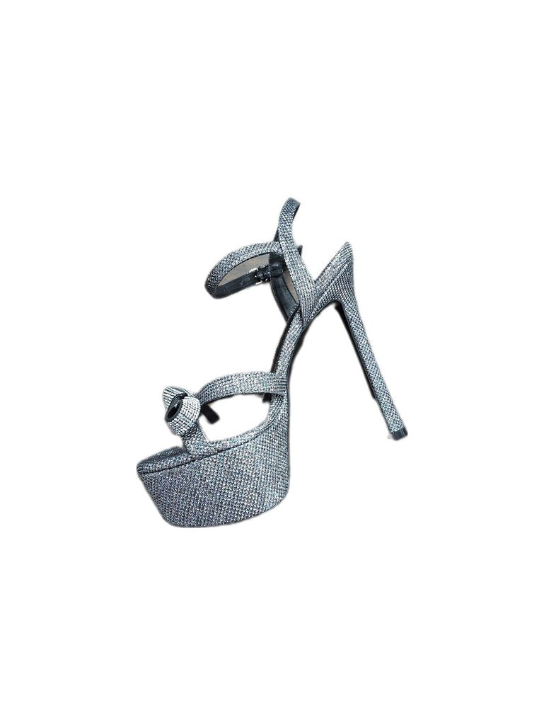 Stuart Weitzman stilleto shimmer sandal