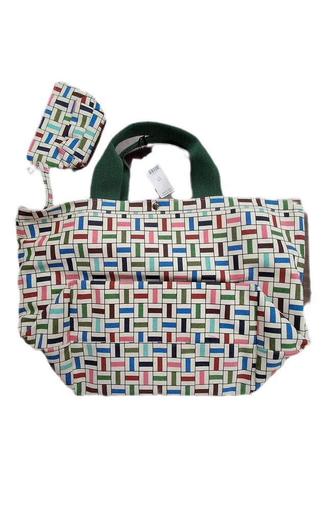 Anna Spiro/Anthro canvas tote/flags