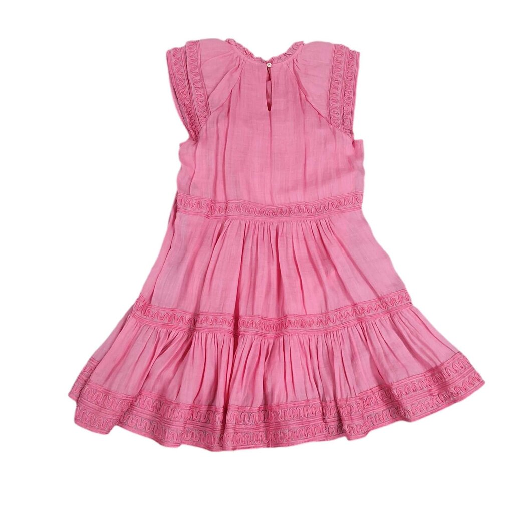 Veronica Beard flutter sleeve tiered dress
