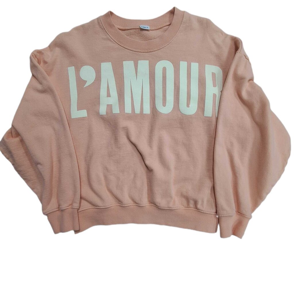 Clare V L'amour sweatshirt