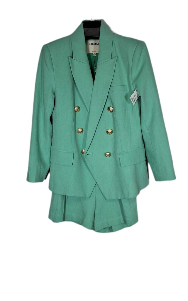 L'agence 2pc blazer short set/doublebreasted