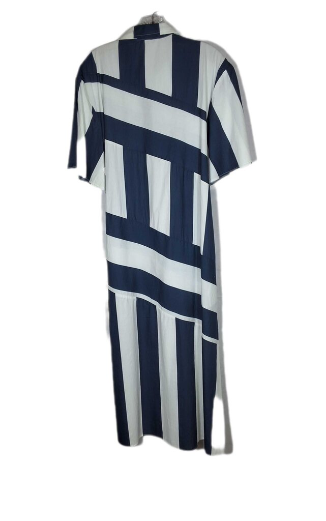 Frances Valentine short sleeve dress/asymmetrical stripe