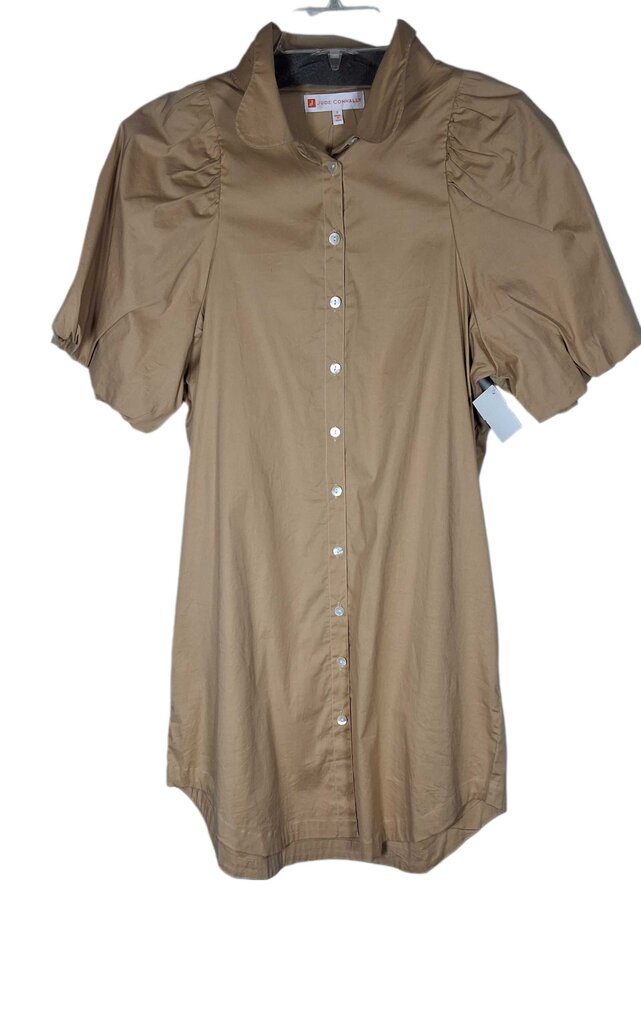 Jude Connally puff short sleeve shirt dress