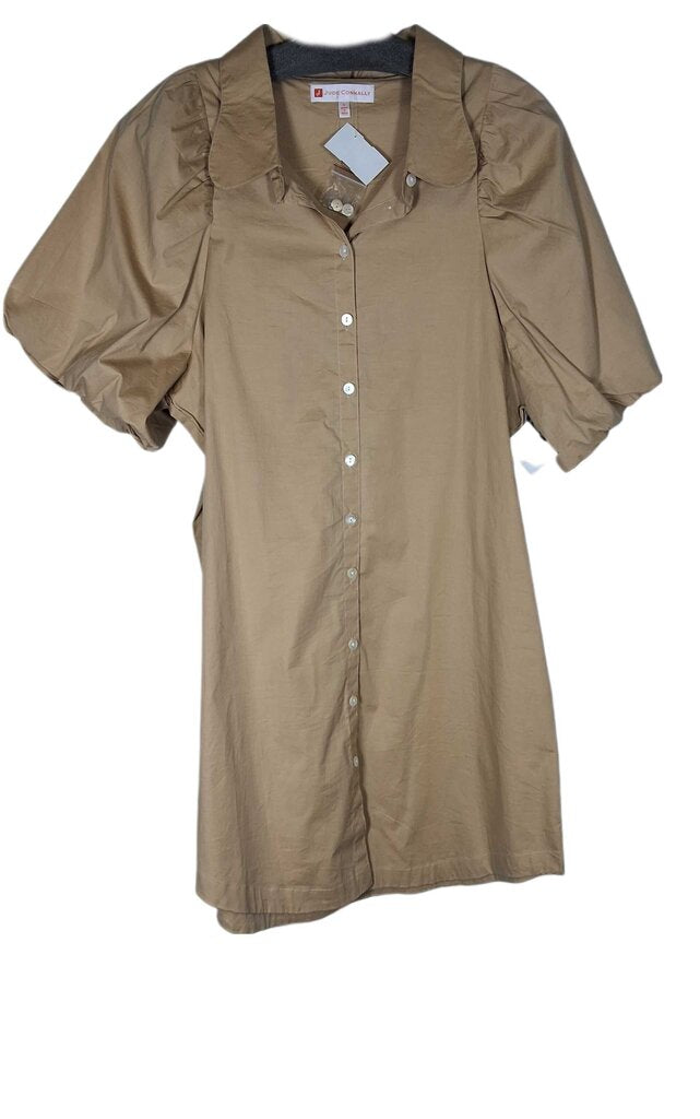 Jude Connally puff short sleeve shirtdress