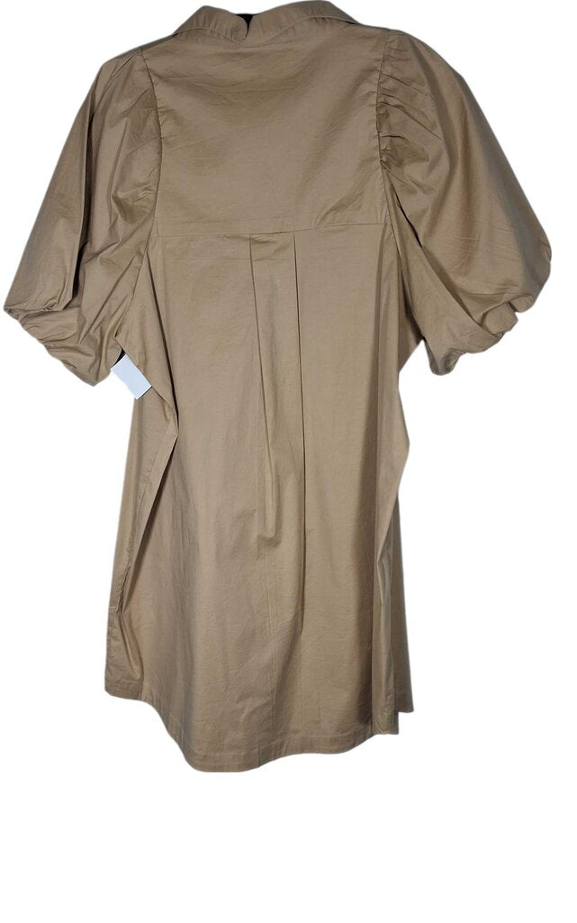 Jude Connally puff short sleeve shirtdress