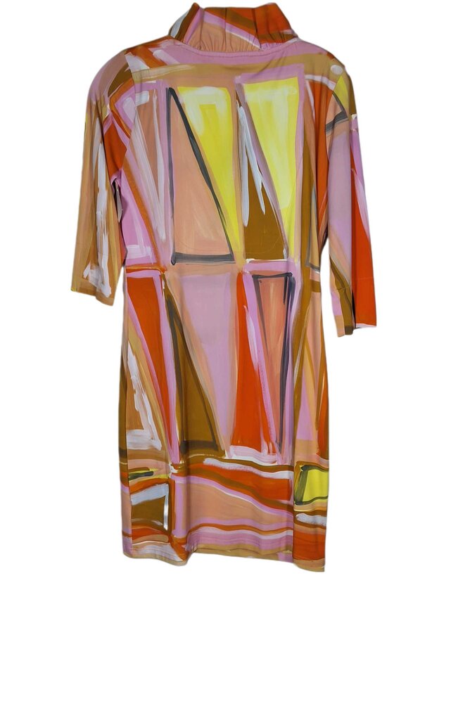 Jean Pierreklifa long sleeve knit abstract dress