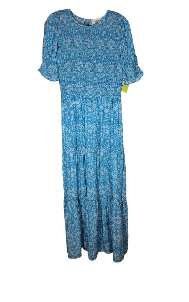 Nicoblu short sleve print dress/gather top
