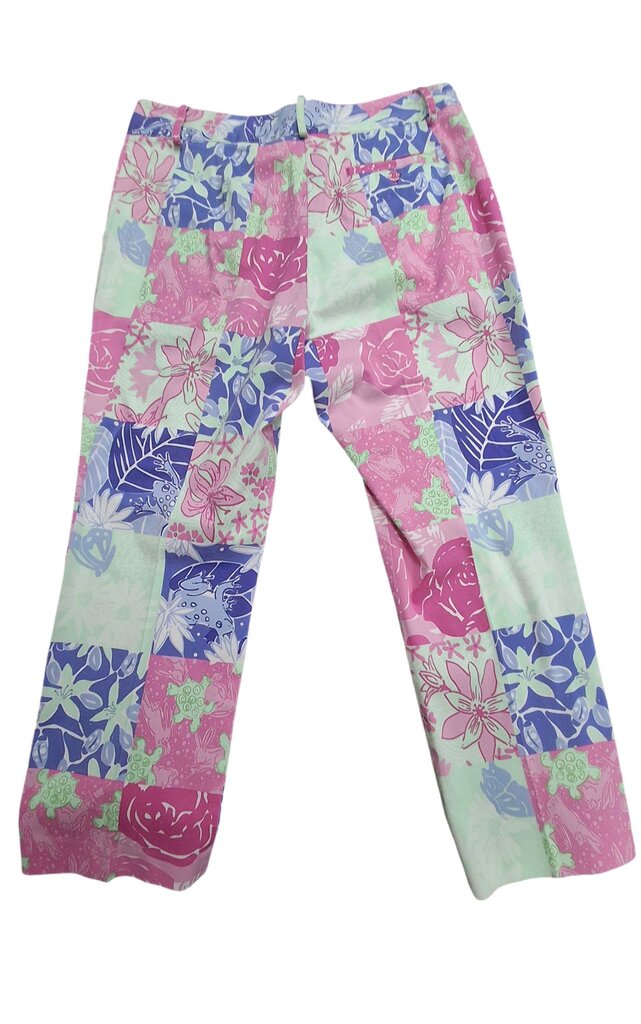 Lilly Pulitzer patchwork crop pant (vintage)