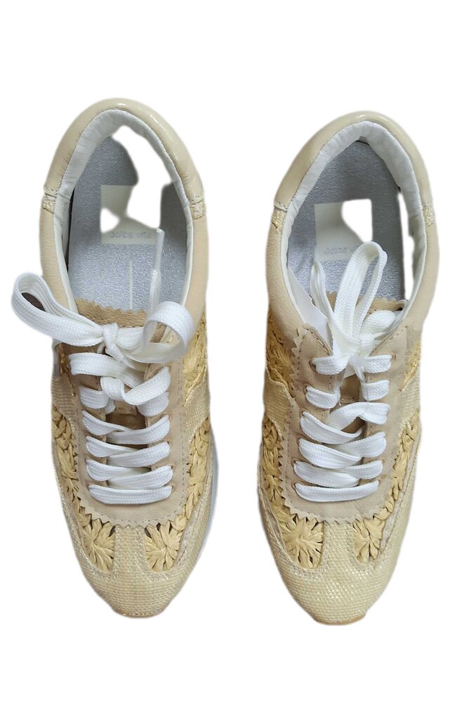 Dolce Vita raffia macarame sneakers