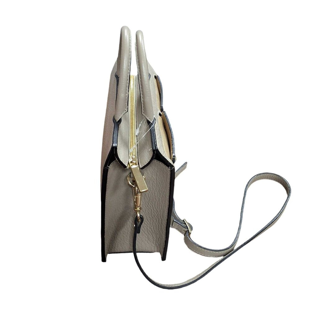 OAD NY leather satchel crossbody/suede lining