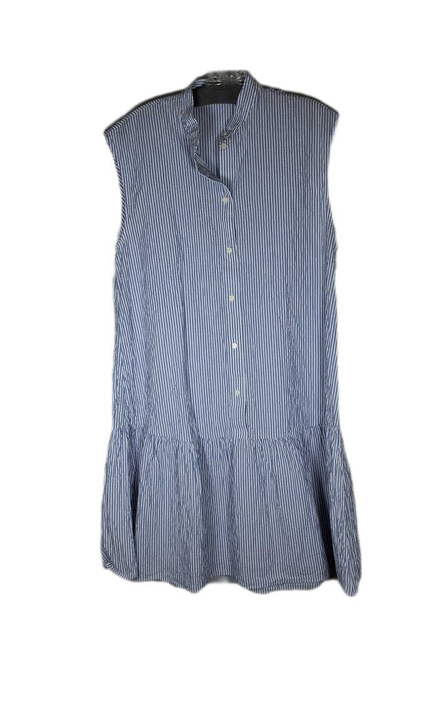 & Orher Stories sleeveless dress seersucker