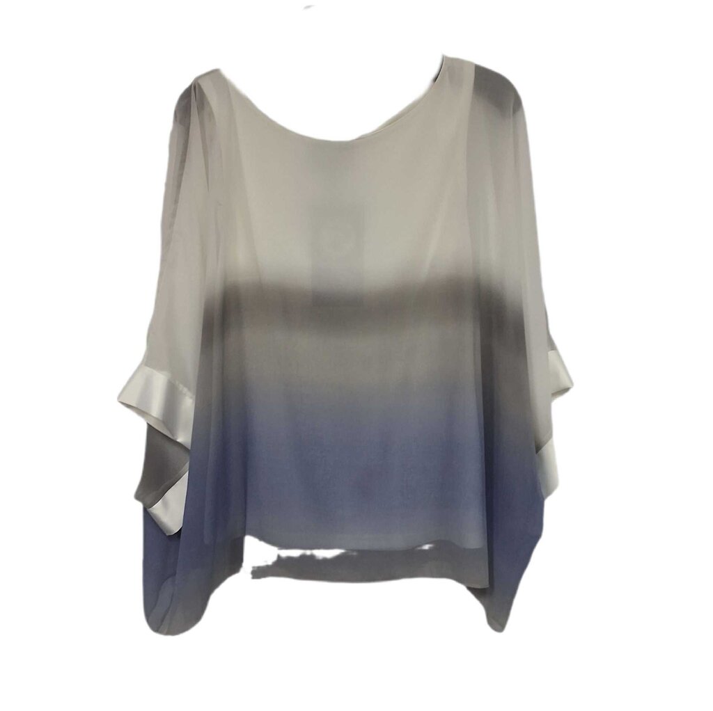 Frank Lyman sheer shrug top/ombre