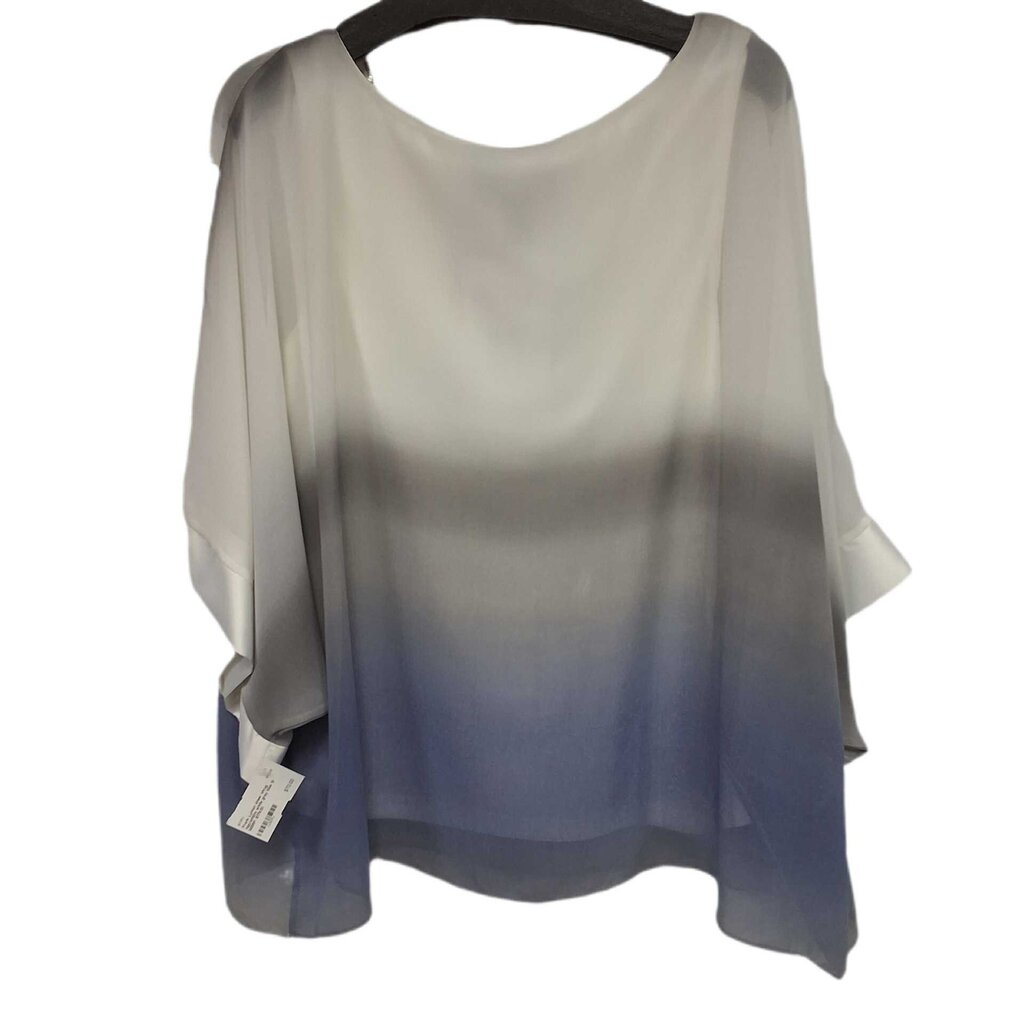 Frank Lyman sheer shrug top/ombre