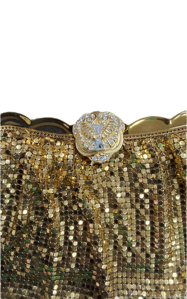 White & Davis metallic clutch/NO STRAP