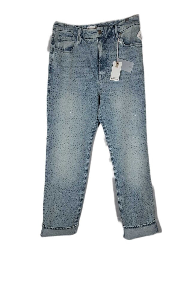 Good American encrusted jeans