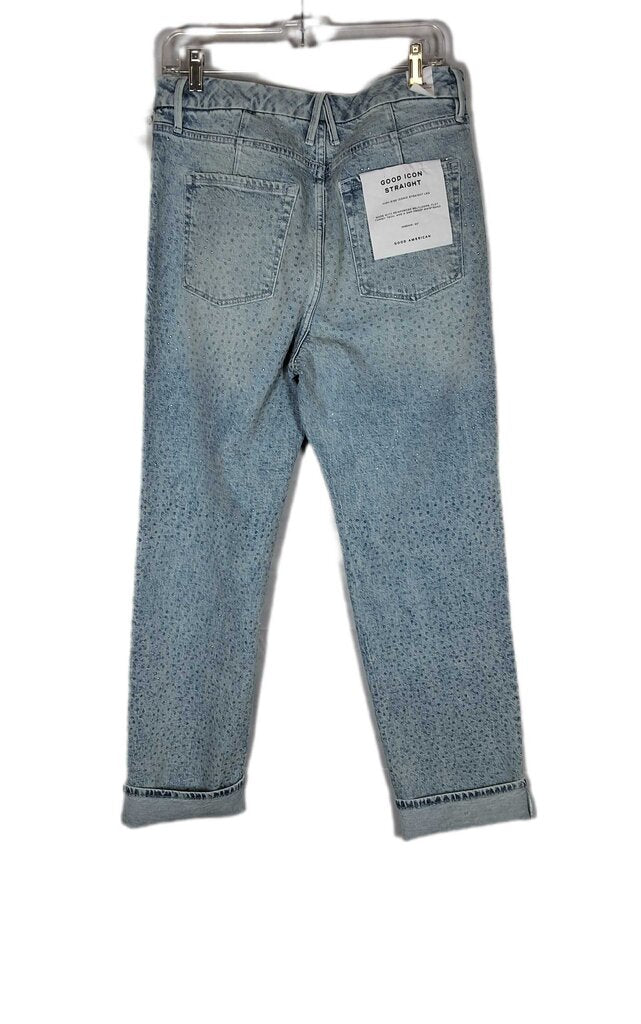Good American encrusted jeans