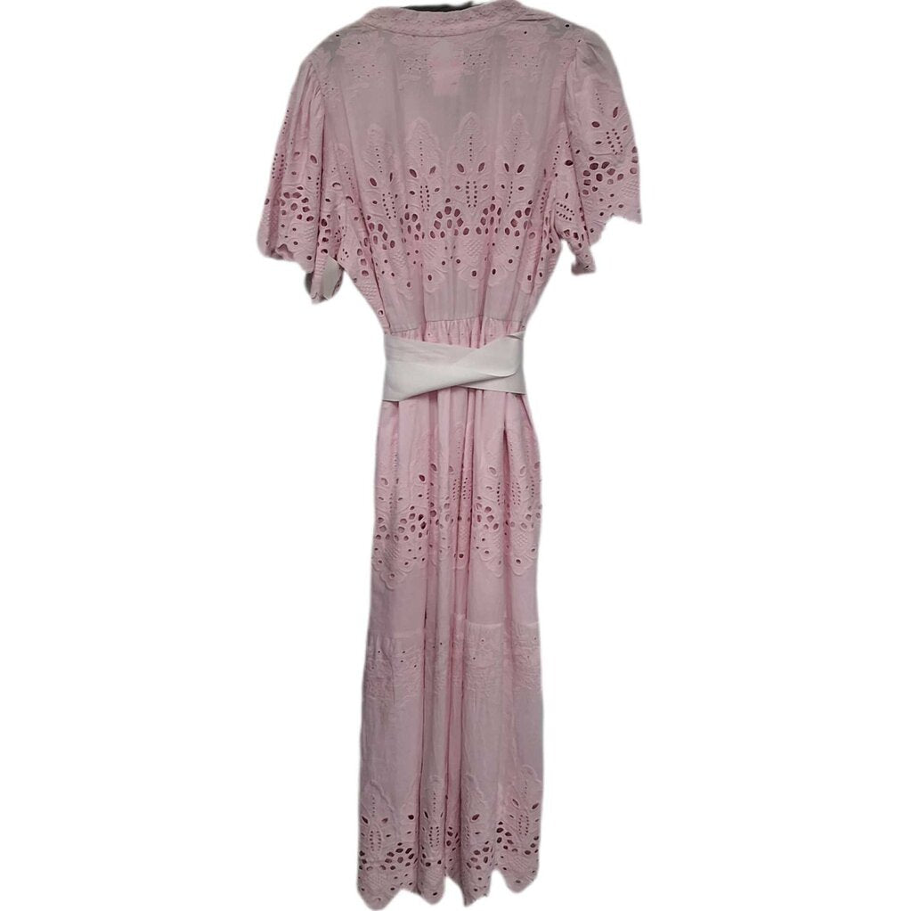 Gretchen Scott short sleeve maxi/eyelet