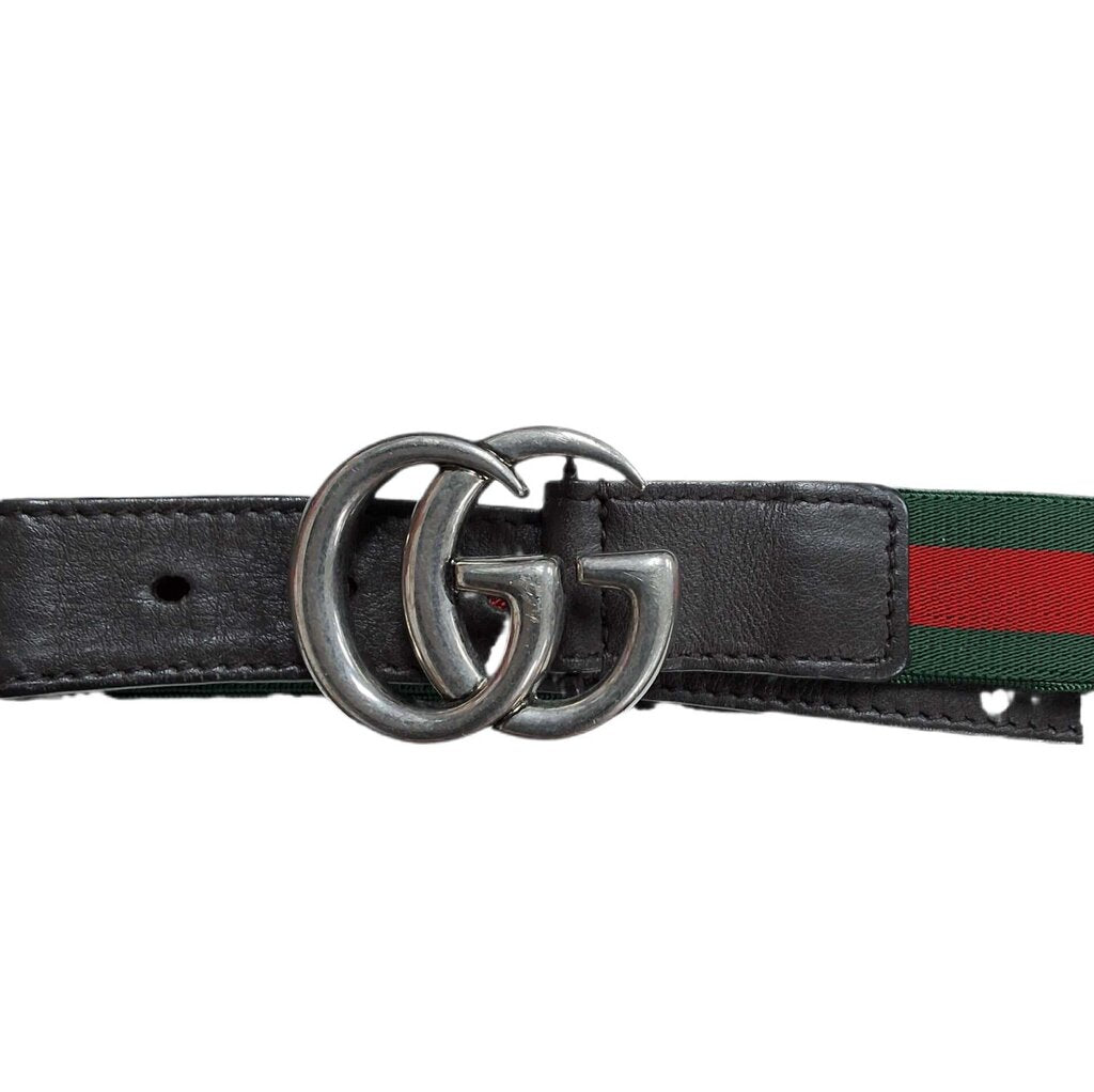 Gucci stripe Child stretch belt